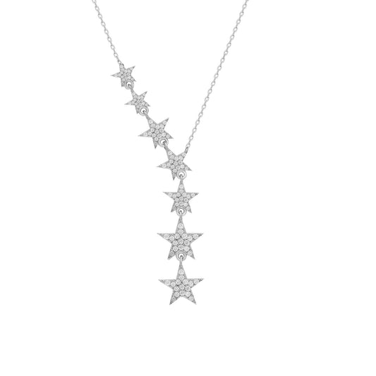 925k Sterling Silver Star Necklace