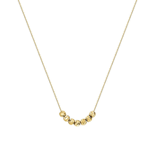 14k Solid Gold Dorika Necklace - alternate view 2