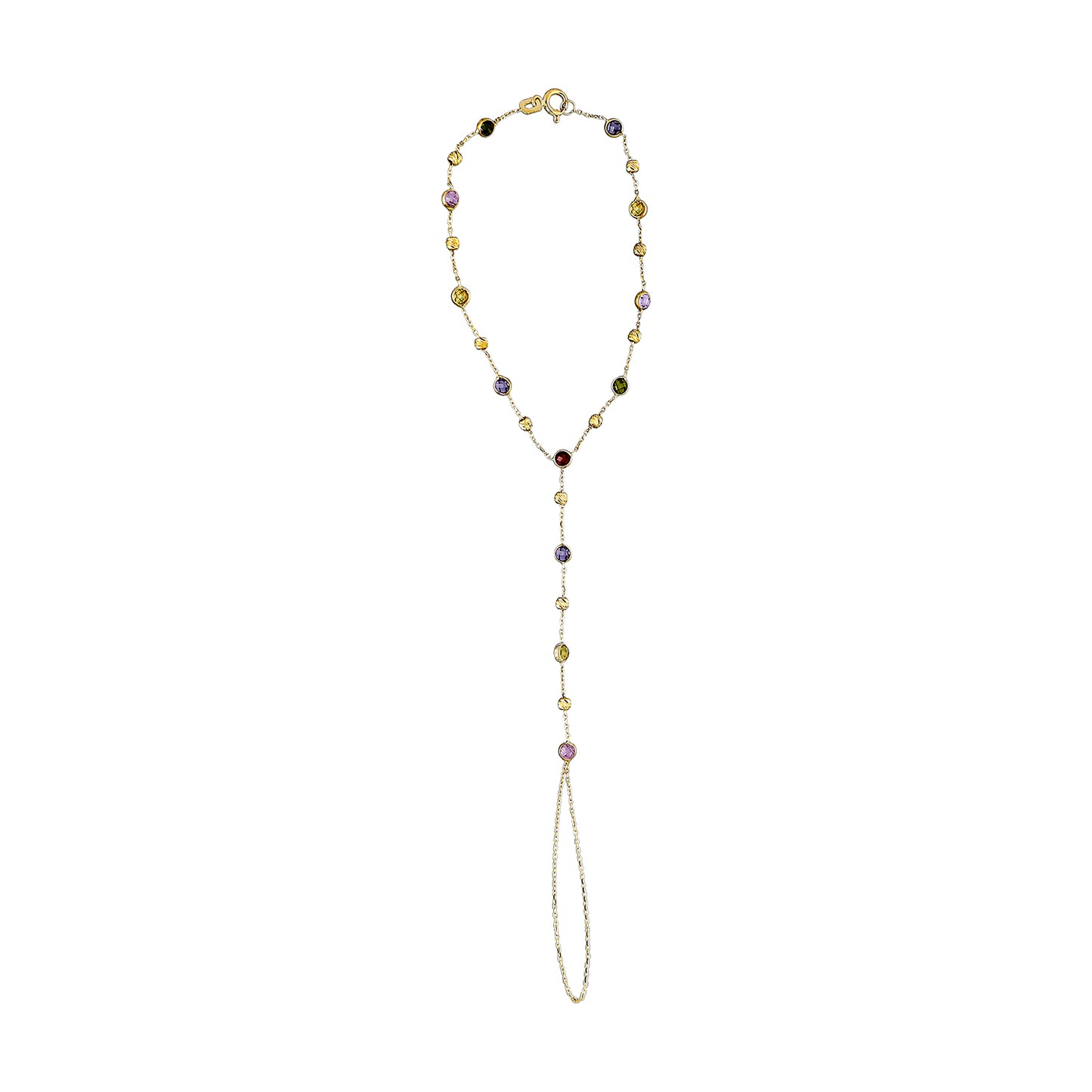 14k Solid Gold Colored Pave Shahmaran - alternate view 3