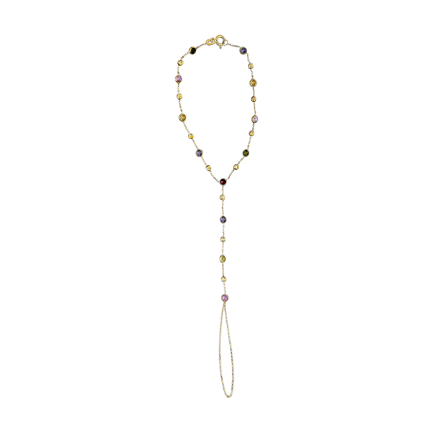 14k Solid Gold Colored Pave Shahmaran - alternate view 3
