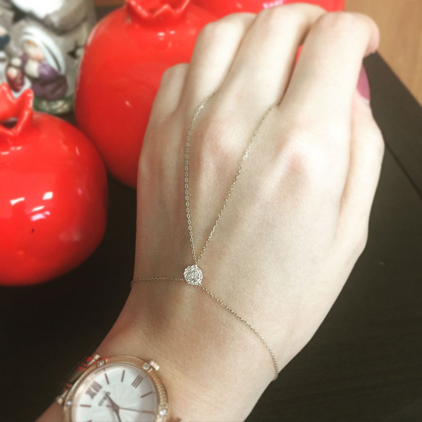 14k Solid Gold Shahmaran Bracelet