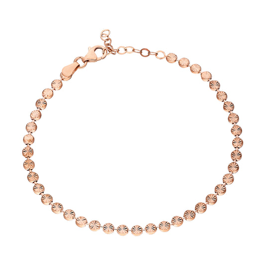 925k Sterling Silver With Pencil Ball Bracelet
