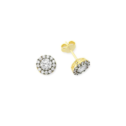 14k Solid Gold Oval Earring