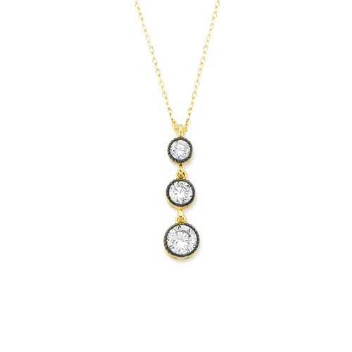 14k Solid Gold Shake Necklace