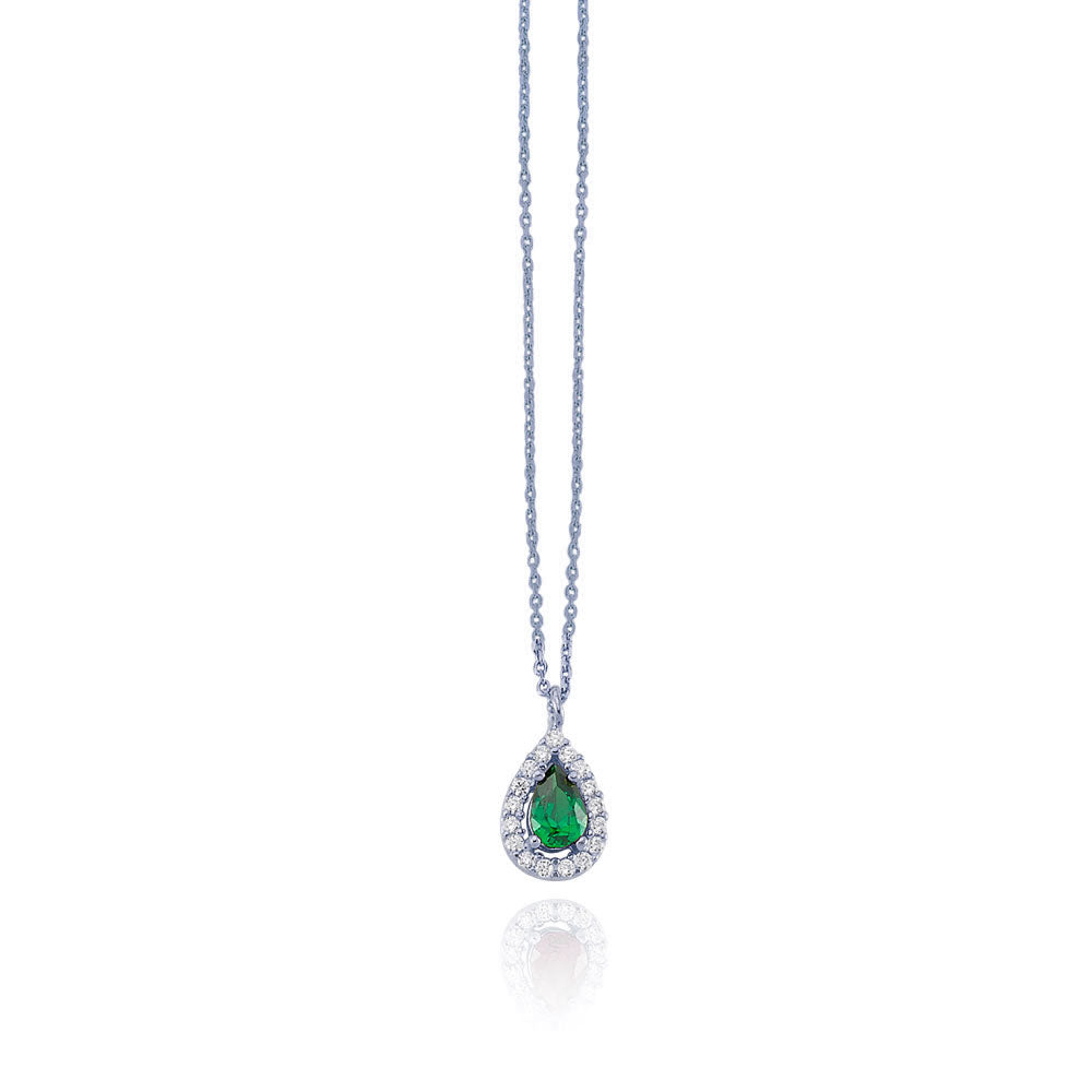 DROP PAVE NECKLACE